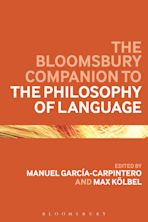 The Bloomsbury Companion to the Philosophy of Language cover