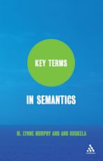 Key Terms in Semantics cover