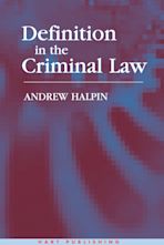 Definition in the Criminal Law cover