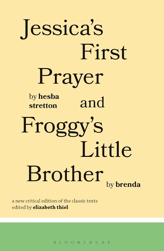 Jessica's First Prayer and Froggy's Little Brother cover