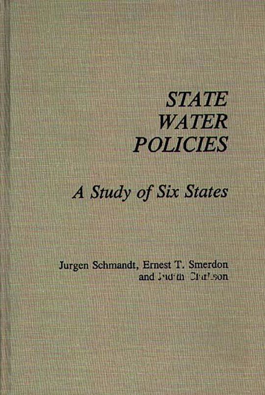 State Water Policies cover