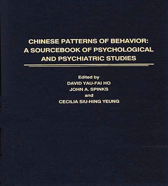 Chinese Patterns of Behavior cover