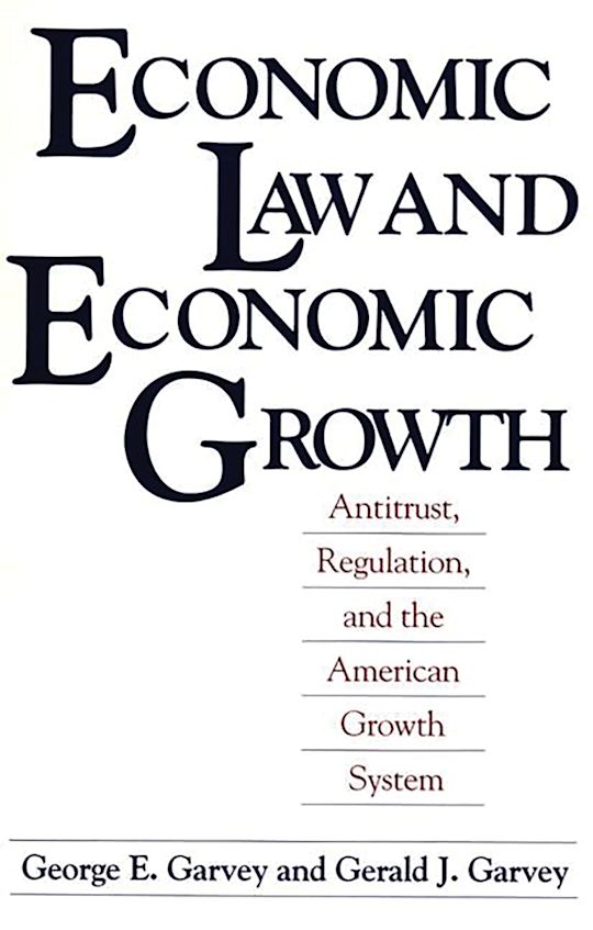 Economic Law and Economic Growth cover
