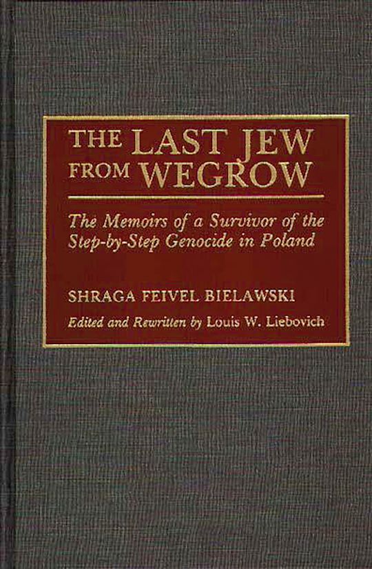 The Last Jew from Wegrow cover