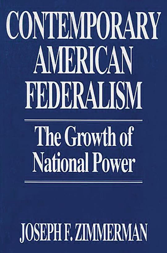 Contemporary American Federalism cover