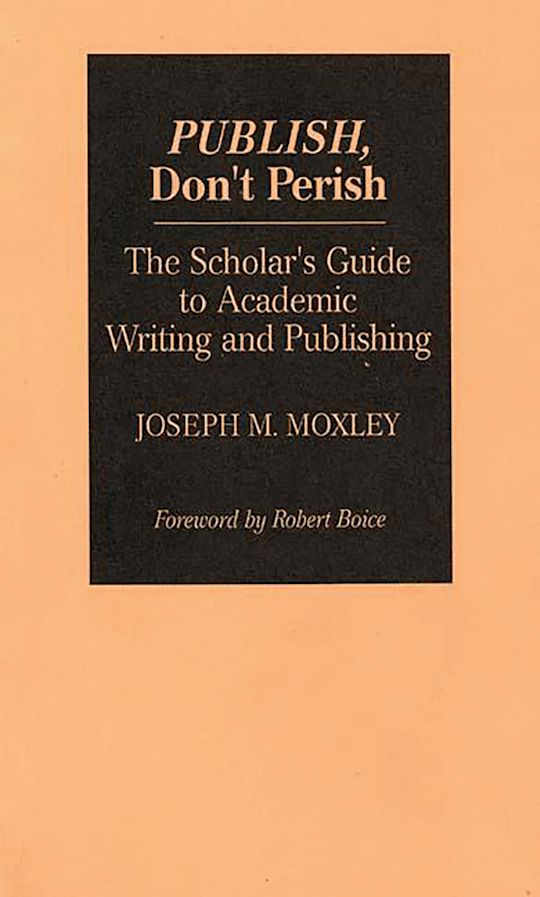 Publish, Don't Perish cover