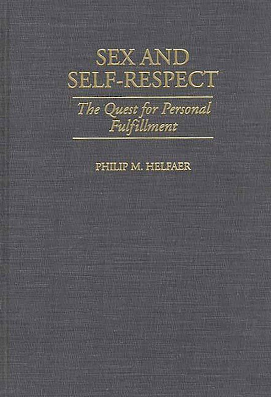 Sex and Self-Respect cover