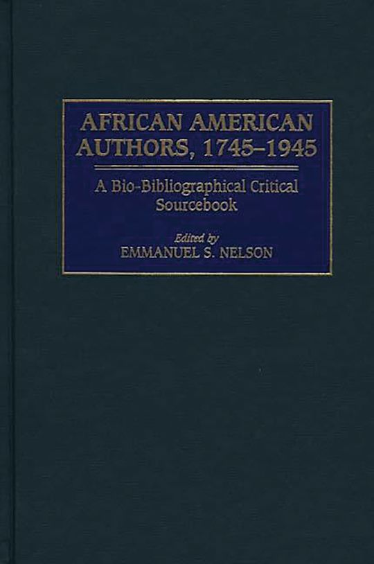 African American Authors, 1745-1945 cover