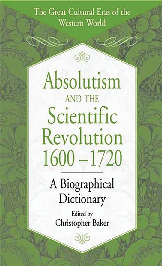 Absolutism and the Scientific Revolution, 1600-1720 cover