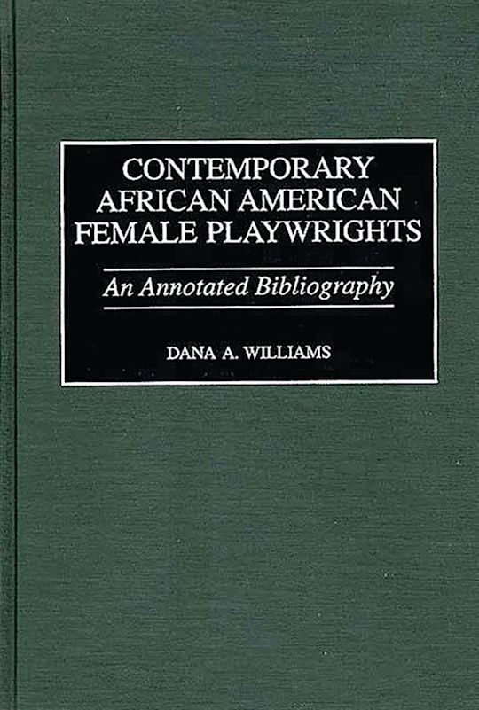 Contemporary African American Female Playwrights cover