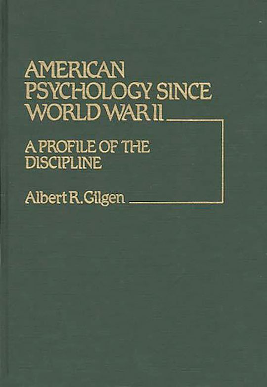 American Psychology Since World War II cover