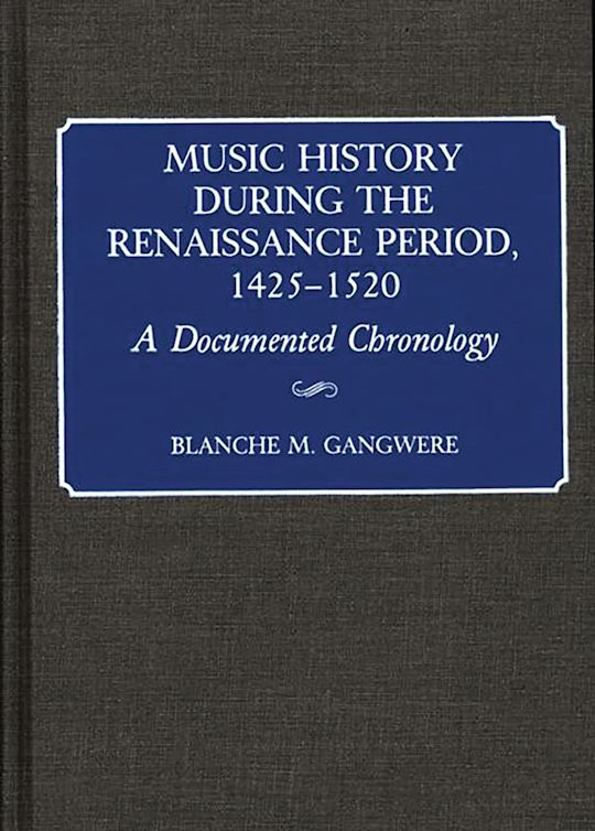 Music History During the Renaissance Period, 1425-1520 cover