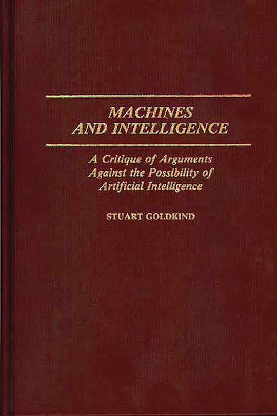 Machines and Intelligence cover