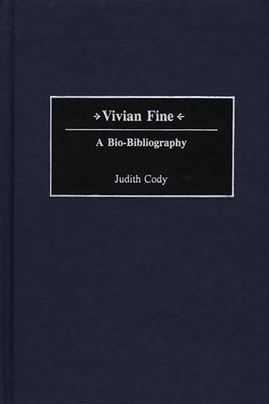 Vivian Fine cover