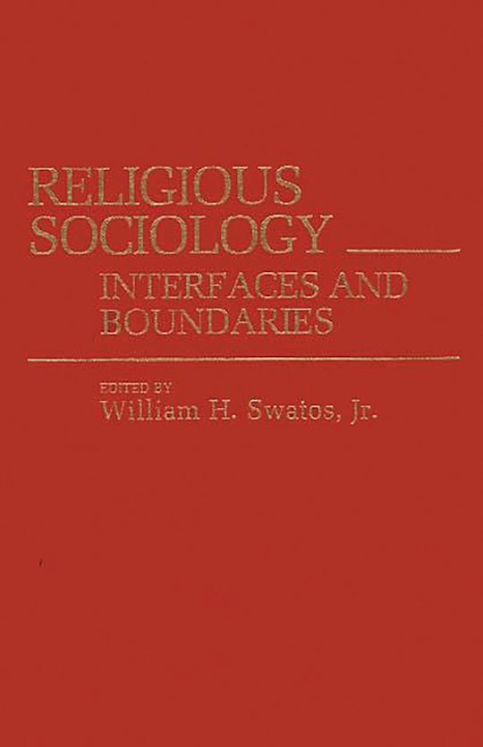 Religious Sociology cover