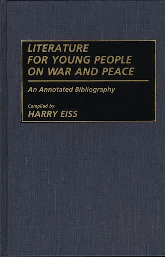 Literature for Young People on War and Peace cover