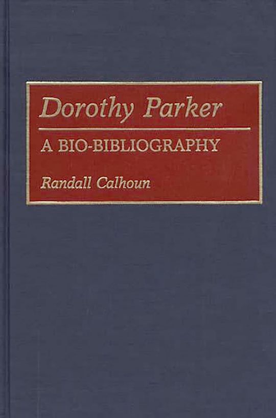 Dorothy Parker cover
