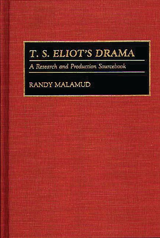 T.S. Eliot's Drama cover