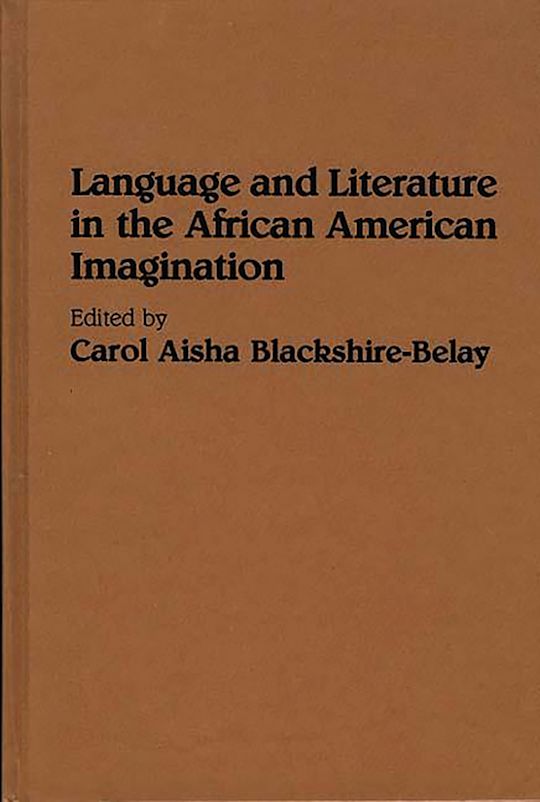 Language and Literature in the African American Imagination cover