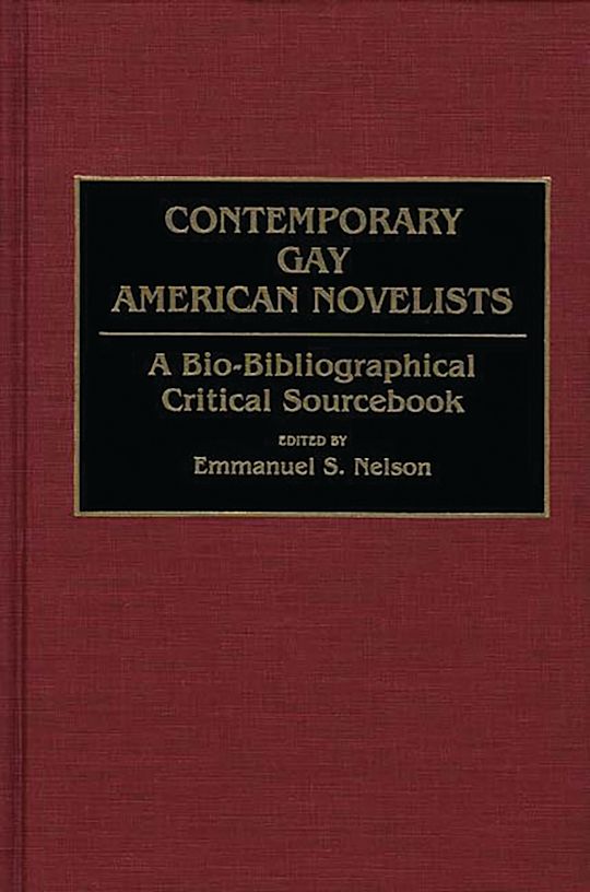 Contemporary Gay American Novelists cover