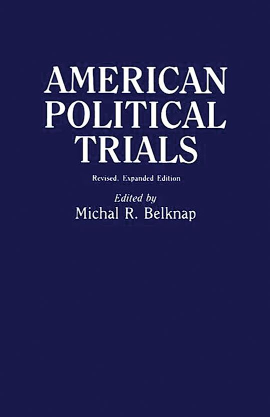 American Political Trials cover