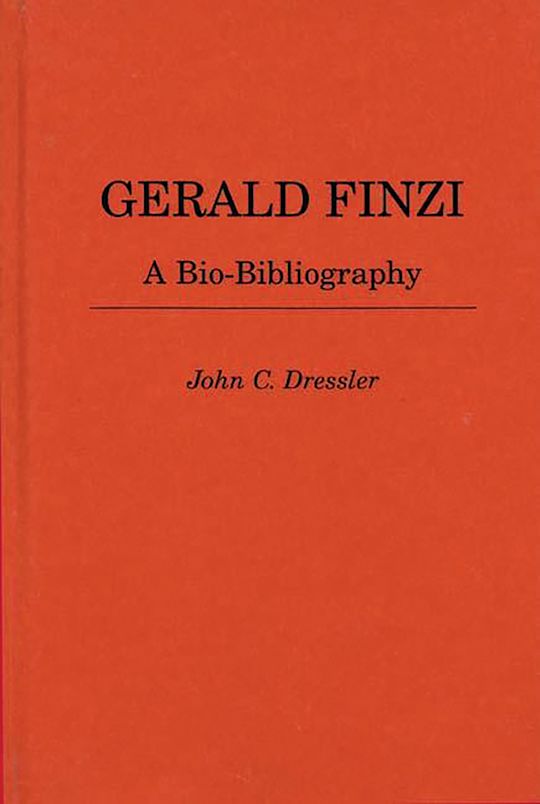 Gerald Finzi cover