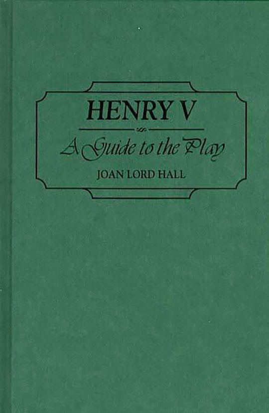 Henry V cover