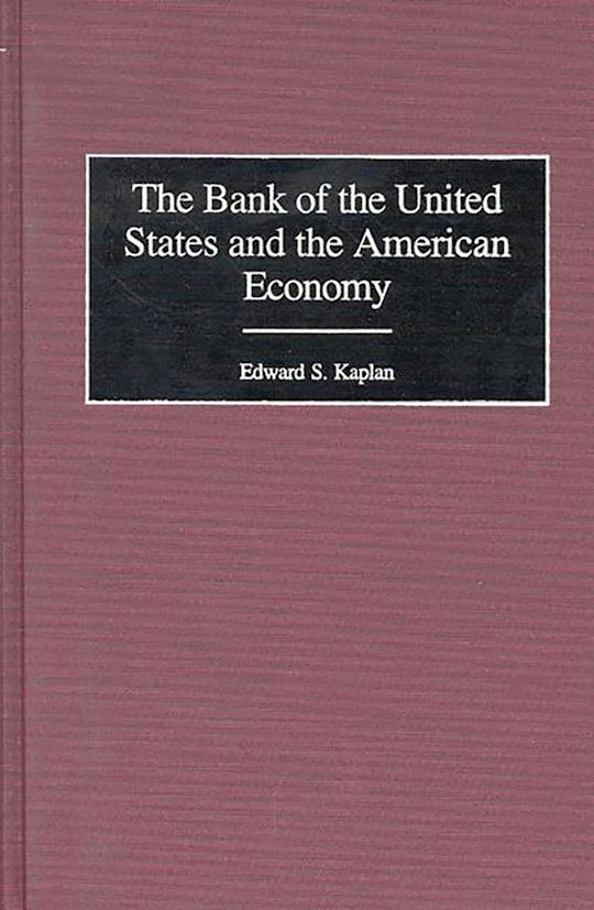 The Bank of the United States and the American Economy cover