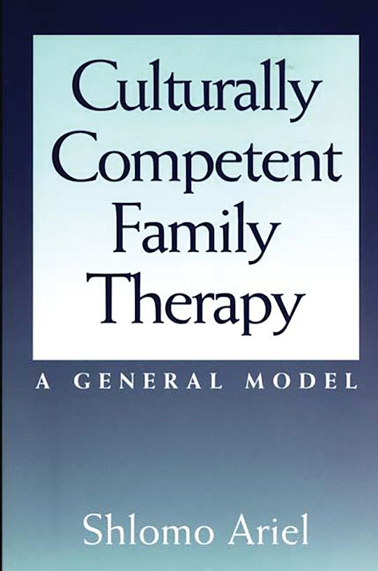 Culturally Competent Family Therapy cover