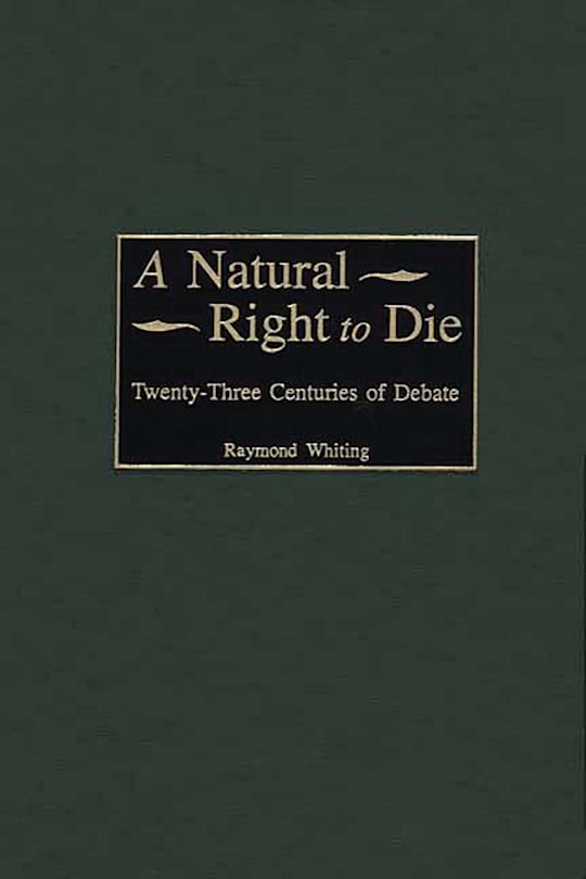 A Natural Right to Die cover