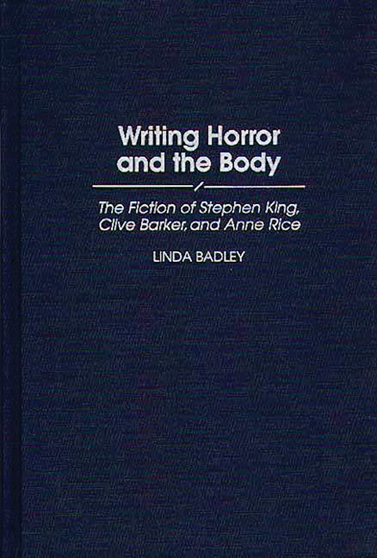 Writing Horror and the Body cover