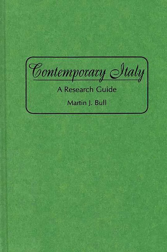 Contemporary Italy cover