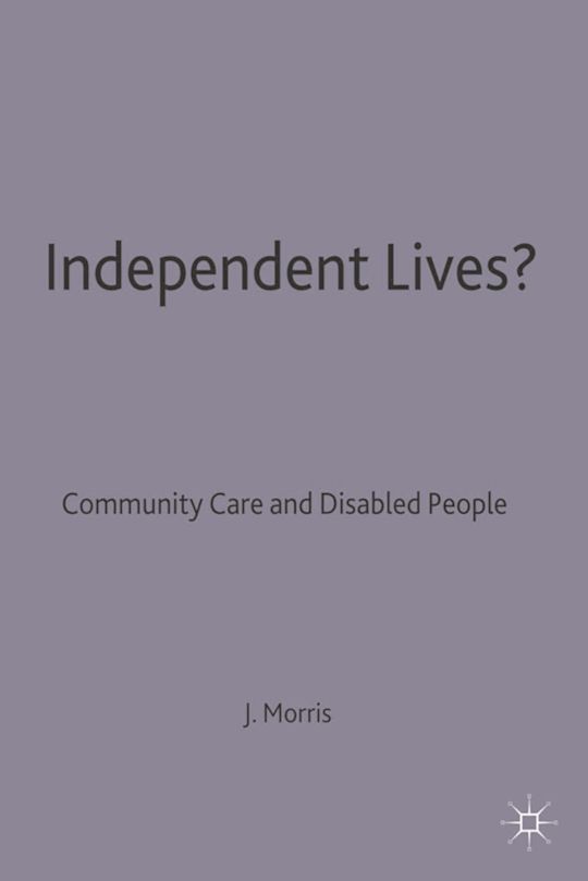 Independent Lives? cover