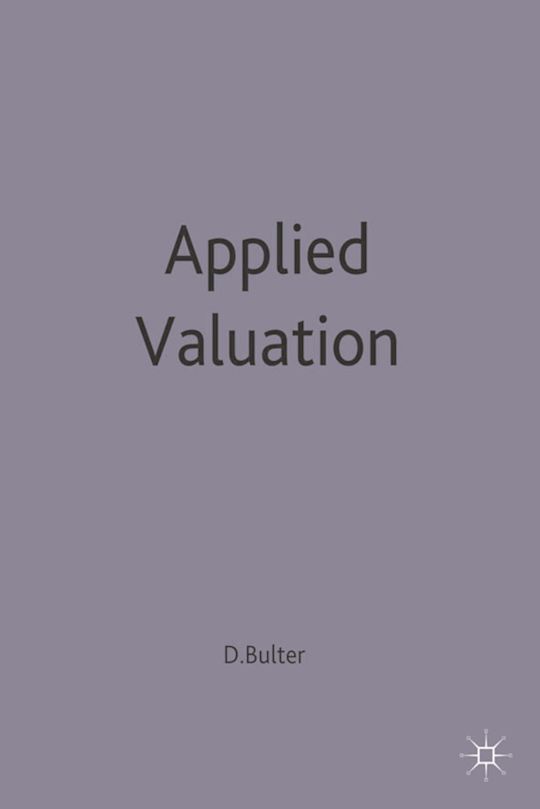 Applied Valuation cover