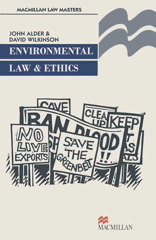 Environmental Law and Ethics cover