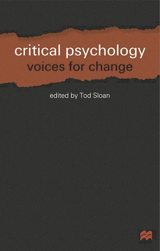 Critical Psychology cover