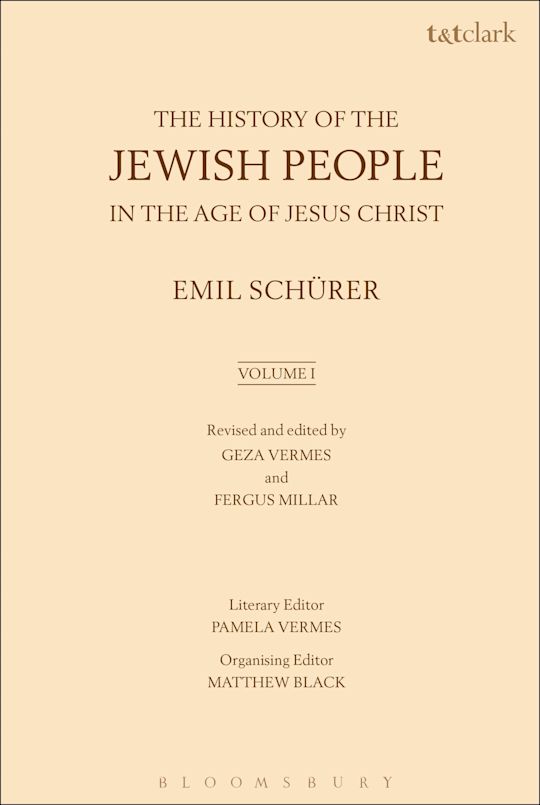 The History of the Jewish People in the Age of Jesus Christ: Volume 1 cover