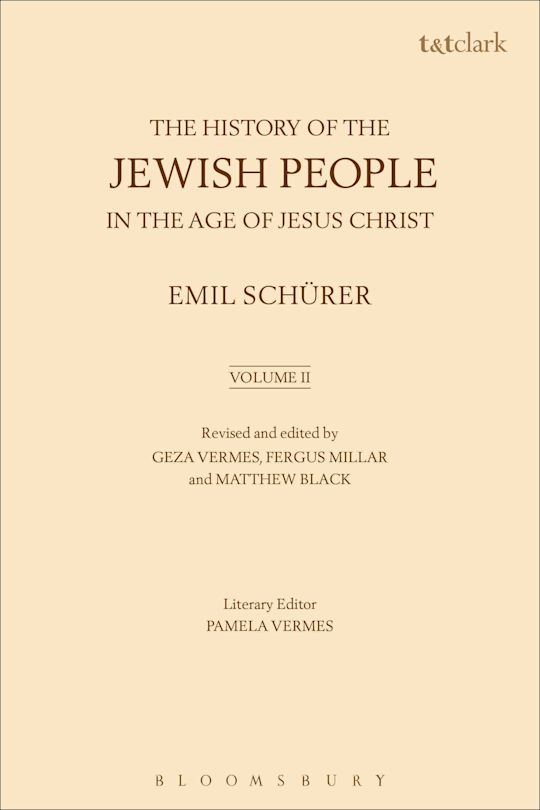 The History of the Jewish People in the Age of Jesus Christ: Volume 2 cover