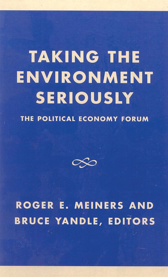 Taking the Environment Seriously cover