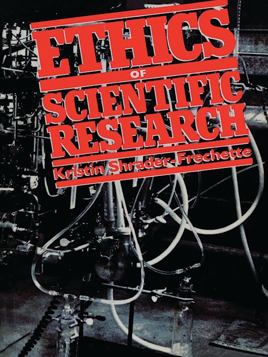 Ethics of Scientific Research cover