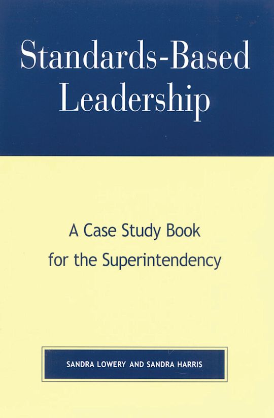 Standards-Based Leadership cover