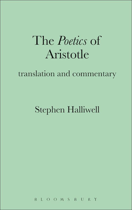Poetics of Aristotle cover