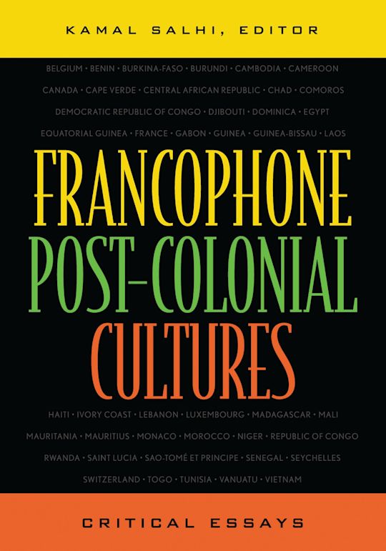 Francophone Post-Colonial Cultures cover
