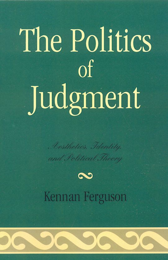 The Politics of Judgment cover