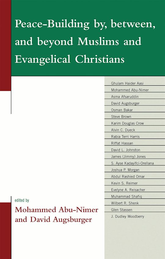 Peace-Building by, between, and beyond Muslims and Evangelical Christians cover