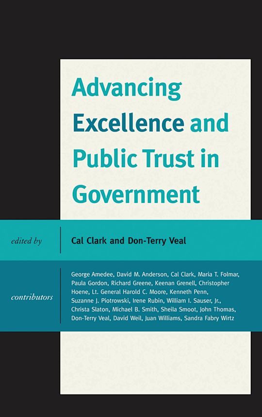 Advancing Excellence and Public Trust in Government cover