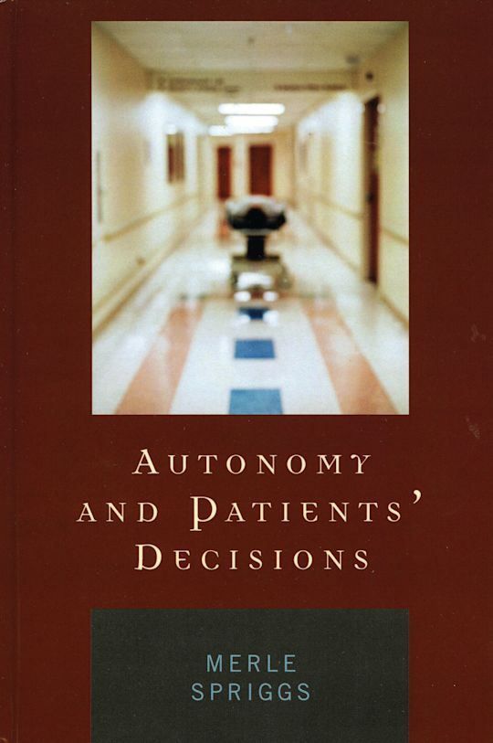 Autonomy and Patients' Decisions cover