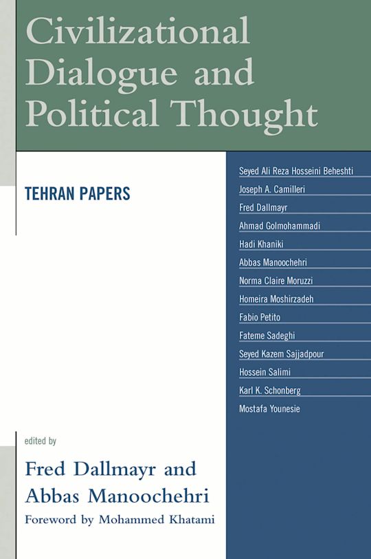 Civilizational Dialogue and Political Thought cover