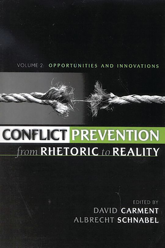 Conflict Prevention from Rhetoric to Reality cover