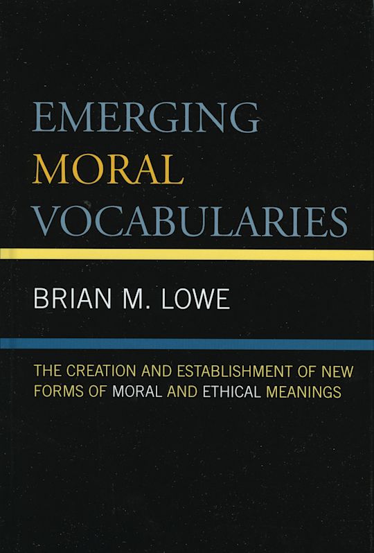 Emerging Moral Vocabularies cover